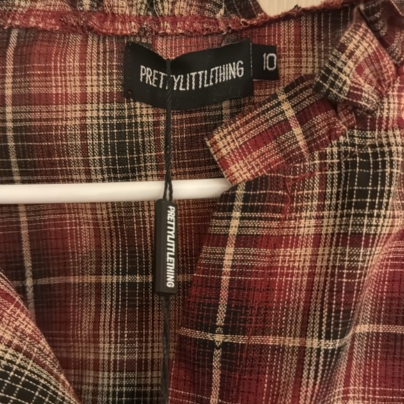 NWT Pretty little thing plaid dress size 6 US - Picture 5 of 6